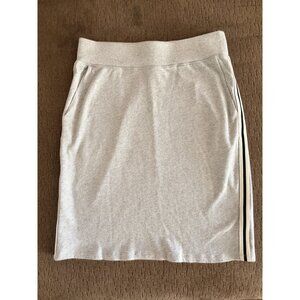 Ralph Lauren Green Label Sports Knit Pencil Skirt, Small, Pockets, Gray, Striped